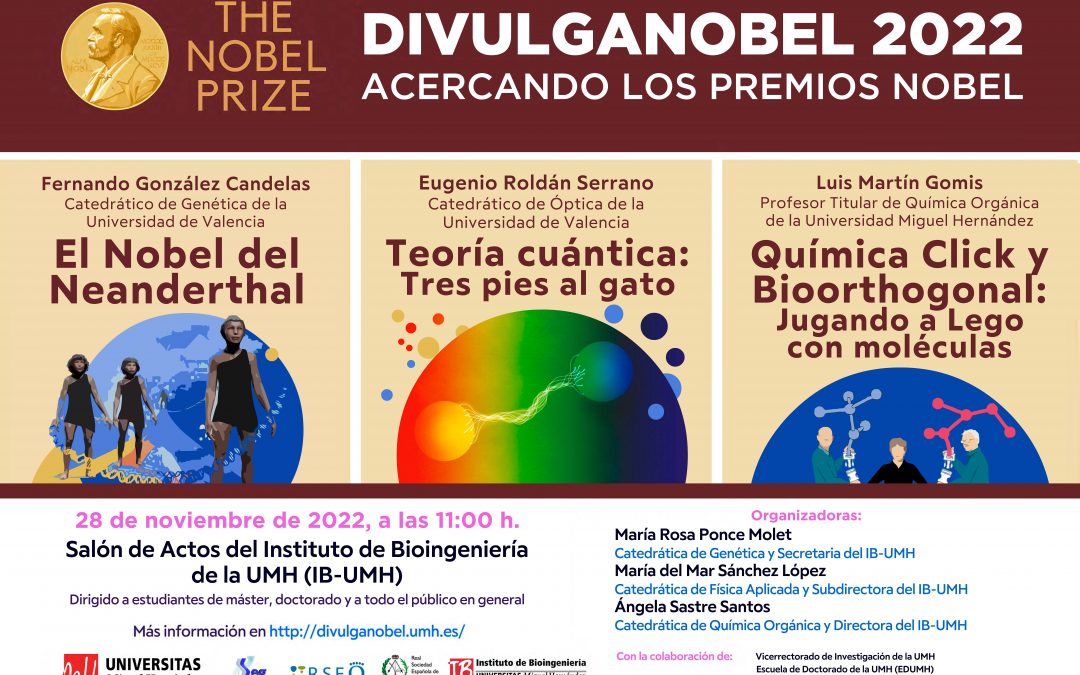Event “DIVULGANOBEL Explicando los Nobel 2022”
