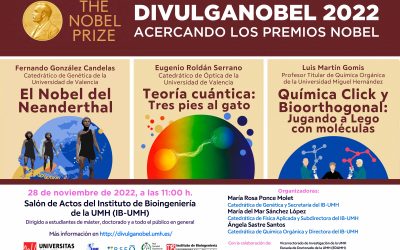 Jornada “DIVULGANOBEL- Explicando los Nobel 2022”